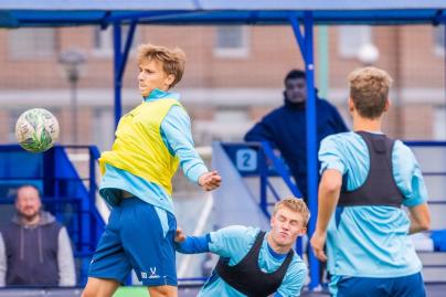 Тренировка «Зенита»-м перед матчем с ФК «Ростов»-м