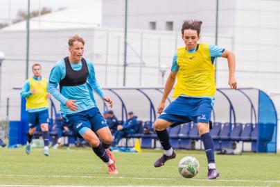 Тренировка «Зенита»-м перед матчем с ФК «Ростов»-м