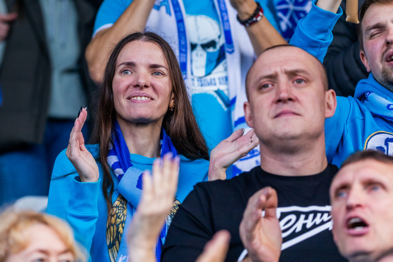 Фанаты на матче «Зенит»-2 — «Иркутск»