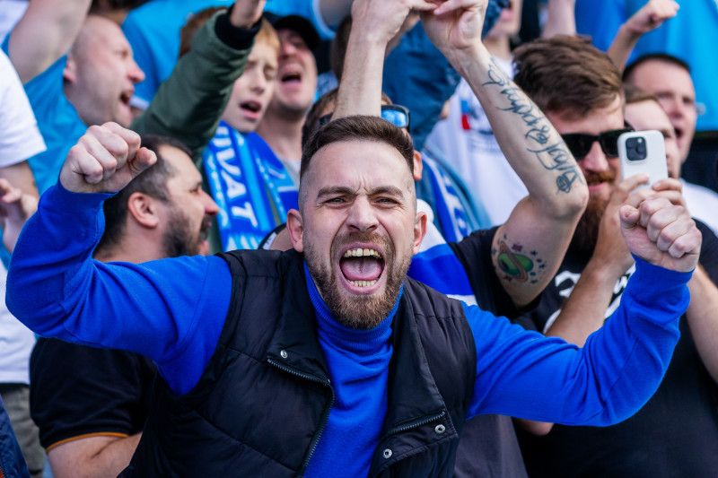 Фанаты на матче «Зенит»-2 — «Иркутск»