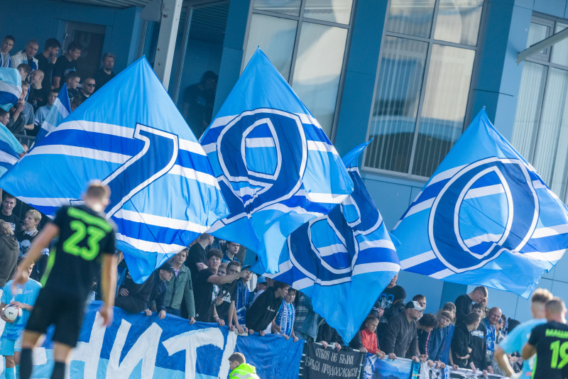 Фанаты на матче «Зенит»-2 — «Иркутск»