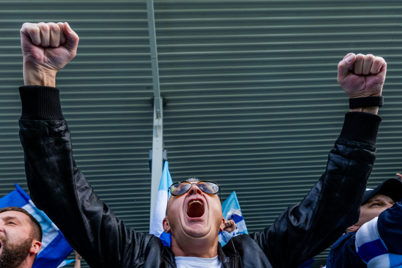 Фанаты на матче «Зенит»-2 — «Иркутск»