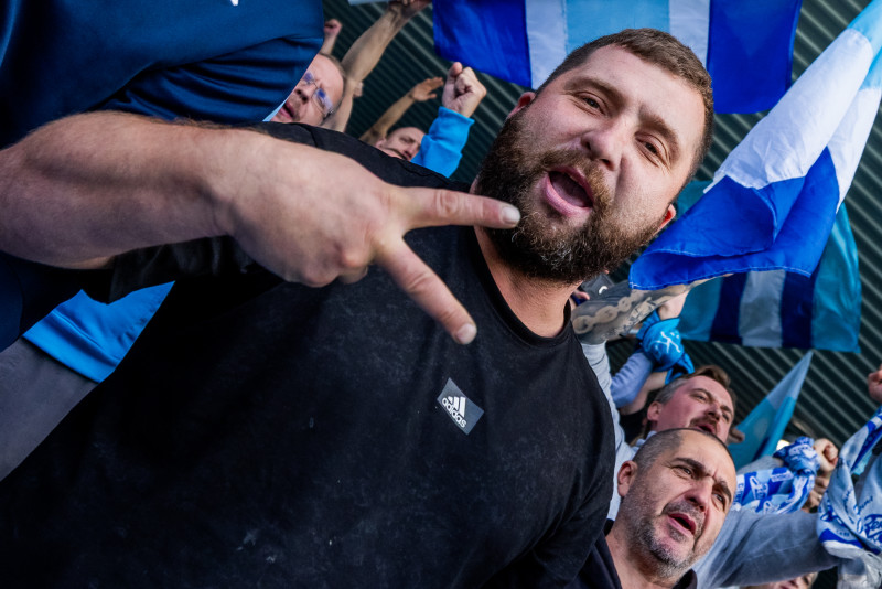 Фанаты на матче «Зенит»-2 — «Иркутск»