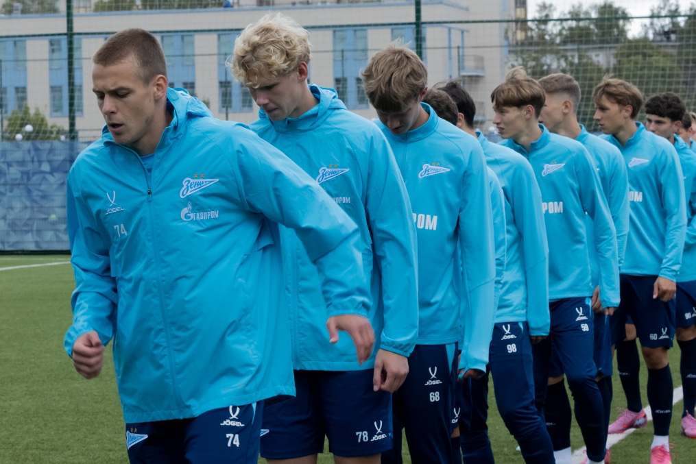 Тренировка «Зенита»-м перед матчем с ФК «Динамо»-м