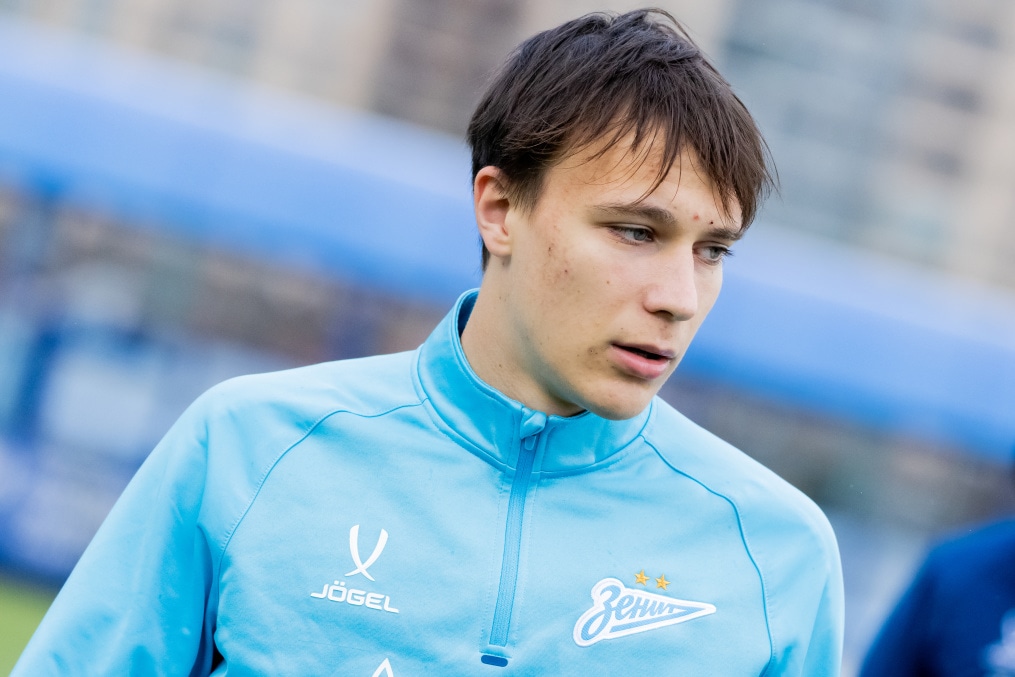 Тренировка «Зенита»-м перед матчем с ФК «Динамо»-м