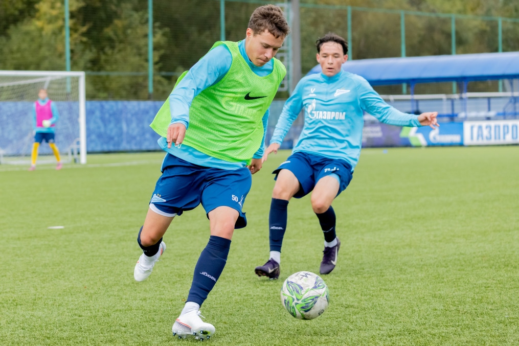 Тренировка «Зенита»-м перед матчем с ФК «Динамо»-м