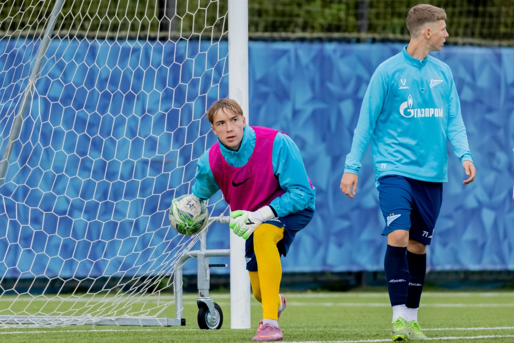 Тренировка «Зенита»-м перед матчем с ФК «Динамо»-м