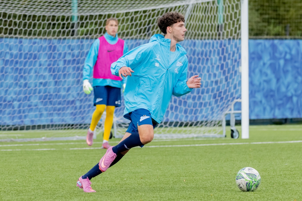 Тренировка «Зенита»-м перед матчем с ФК «Динамо»-м