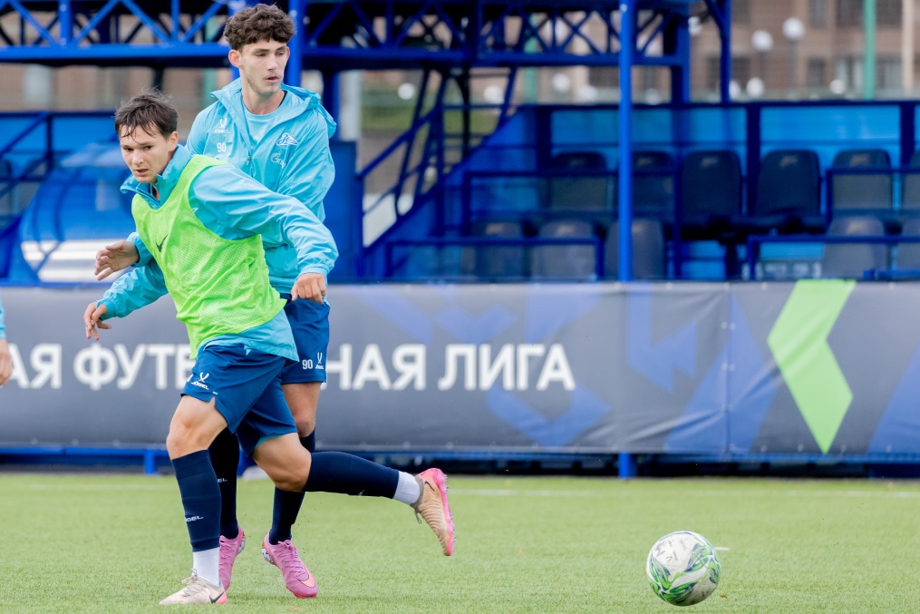 Тренировка «Зенита»-м перед матчем с ФК «Динамо»-м