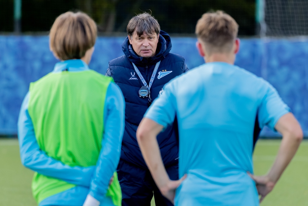 Тренировка «Зенита»-м перед матчем с ФК «Динамо»-м