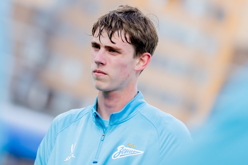 Тренировка «Зенита»-м перед матчем с ФК «Динамо»-м