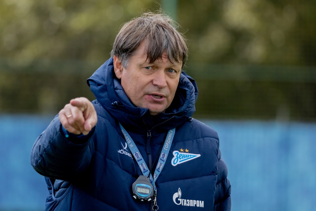 Тренировка «Зенита»-м перед матчем с ФК «Динамо»-м