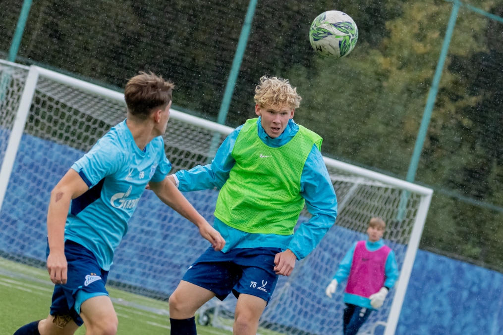 Тренировка «Зенита»-м перед матчем с ФК «Динамо»-м