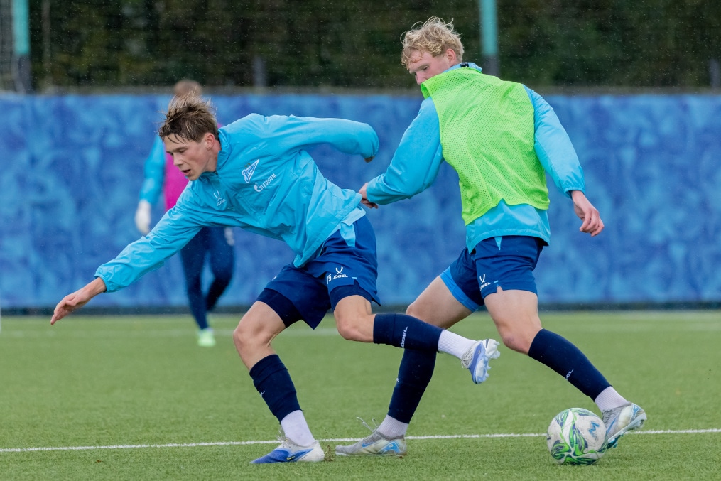 Тренировка «Зенита»-м перед матчем с ФК «Динамо»-м