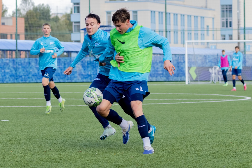 Тренировка «Зенита»-м перед матчем с ФК «Динамо»-м