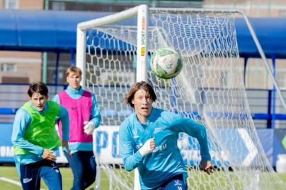 Тренировка «Зенита»-м перед матчем с ФК «Динамо»-м