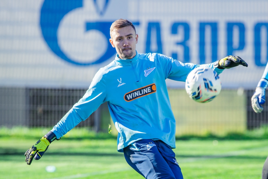 Тренировка основного состава перед матчем с «Оренбургом»