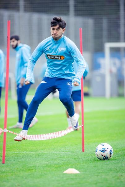 Тренировка основного состава перед матчем с «Акроном»