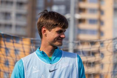 Тренировка «Зенита»-2 перед матчем с ФК «Космос»