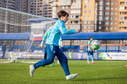Тренировка «Зенита»-м перед товарищеским матчем «Зенит»-м — СШОР «Зенит»-м