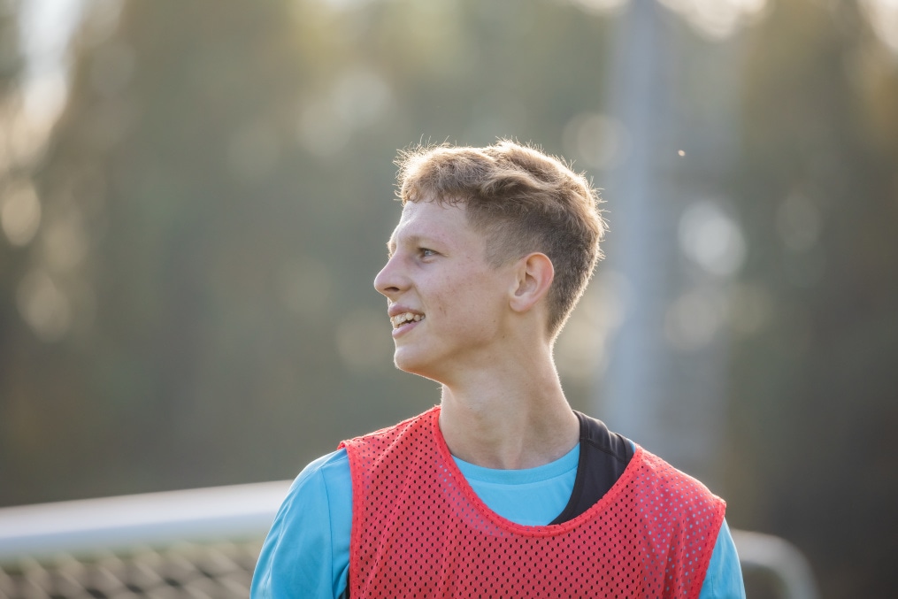 Тренировка «Зенита»-м перед товарищеским матчем «Зенит»-м — СШОР «Зенит»-м