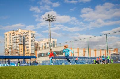 Тренировка «Зенита»-м перед товарищеским матчем «Зенит»-м — СШОР «Зенит»-м