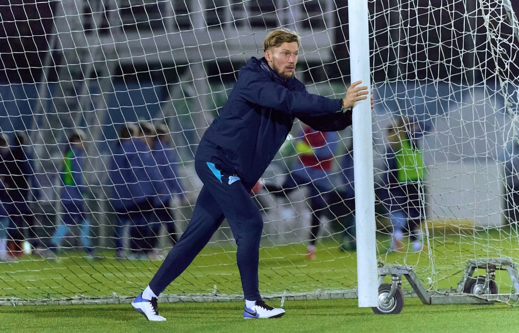 Тренировка женской молодежной команды перед матчем с «Краснодаром»-м