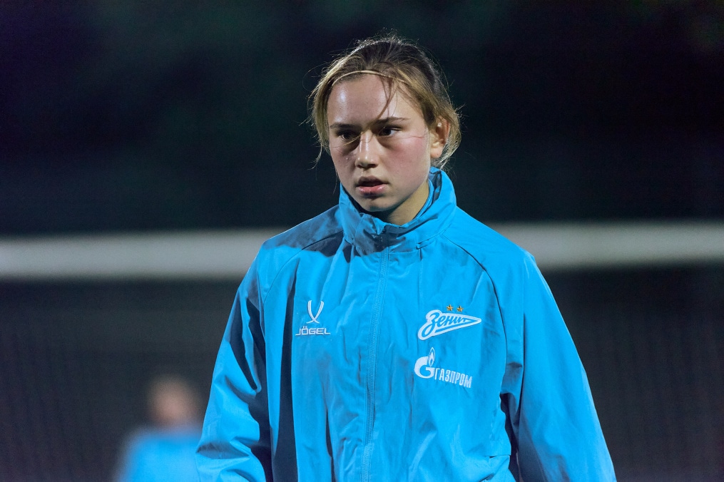 Тренировка женской молодежной команды перед матчем с «Краснодаром»-м