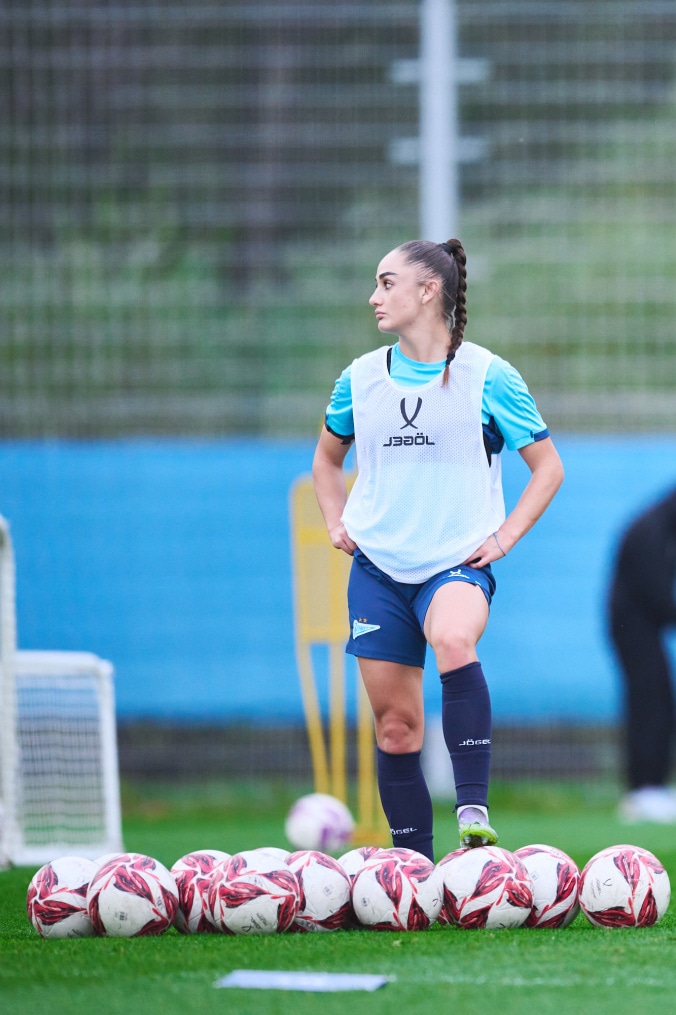 Тренировка женской команды перед финалом Кубка России