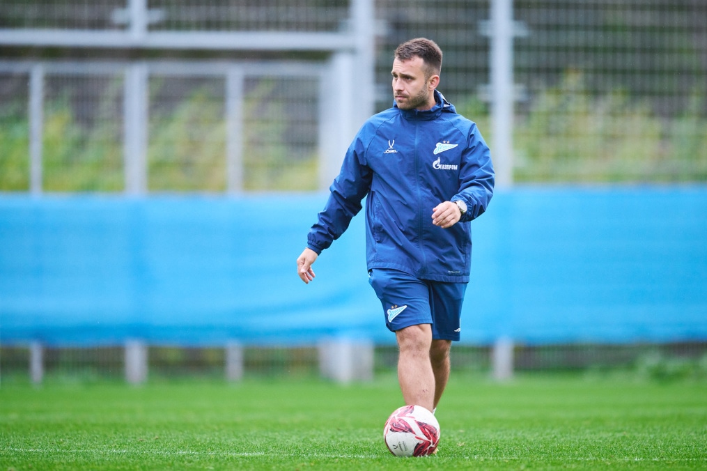 Тренировка женской команды перед финалом Кубка России