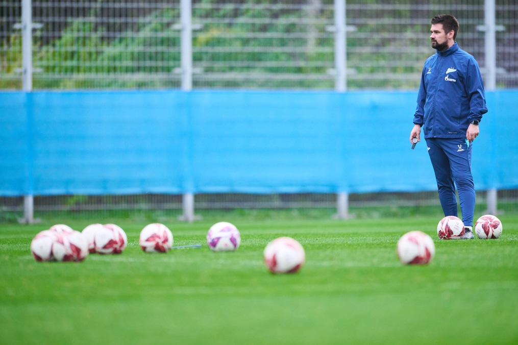 Тренировка женской команды перед финалом Кубка России