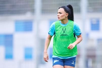 Тренировка женской команды перед финалом Кубка России