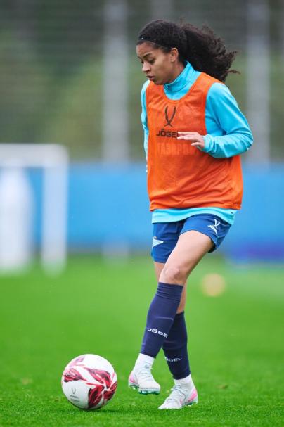 Тренировка женской команды перед финалом Кубка России