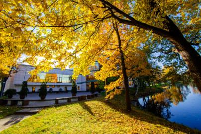 Осенние виды «Газпром»-тренировочного центра ФК «Зенит»