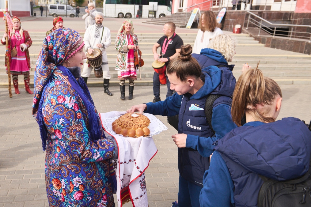 Встреча женской футбольной команды «Зенит» в Саранске