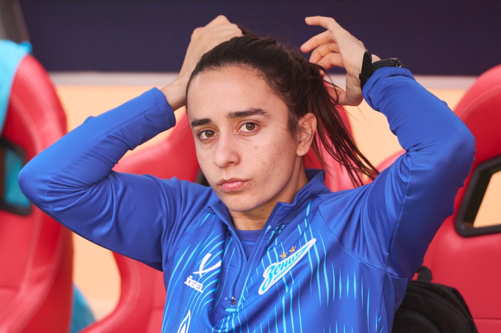 Тренировка женской команды на «Мордовия Арене» перед финалом Winline Кубка России