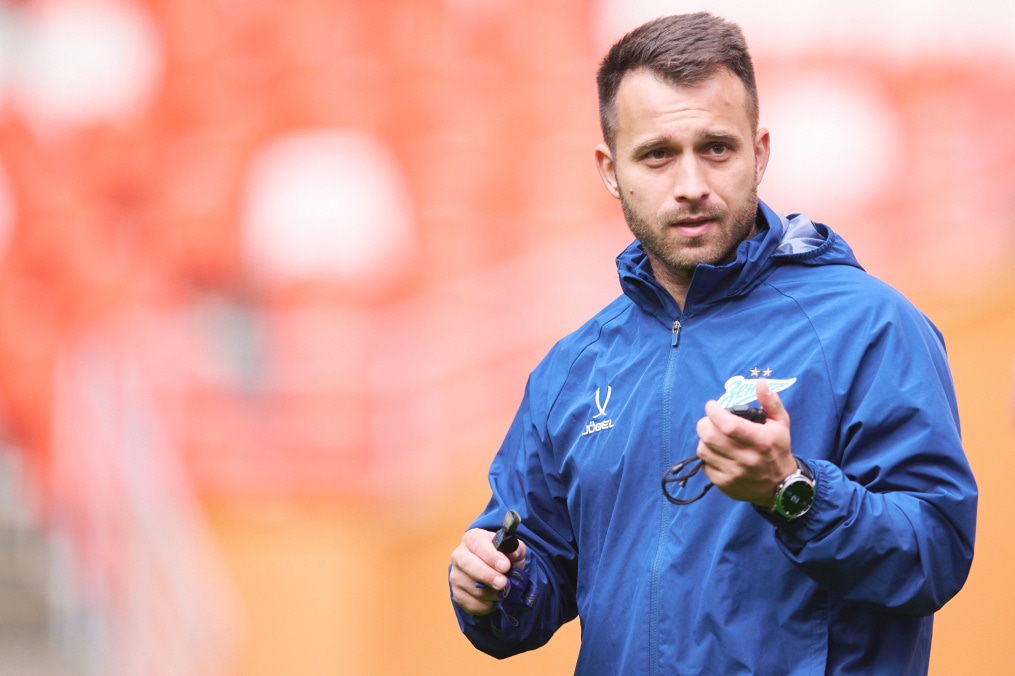 Тренировка женской команды на «Мордовия Арене» перед финалом Winline Кубка России