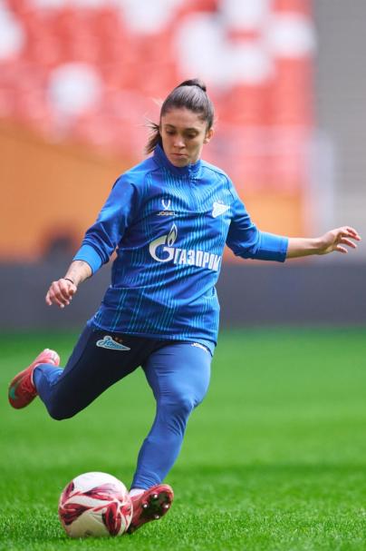 Тренировка женской команды на «Мордовия Арене» перед финалом Winline Кубка России