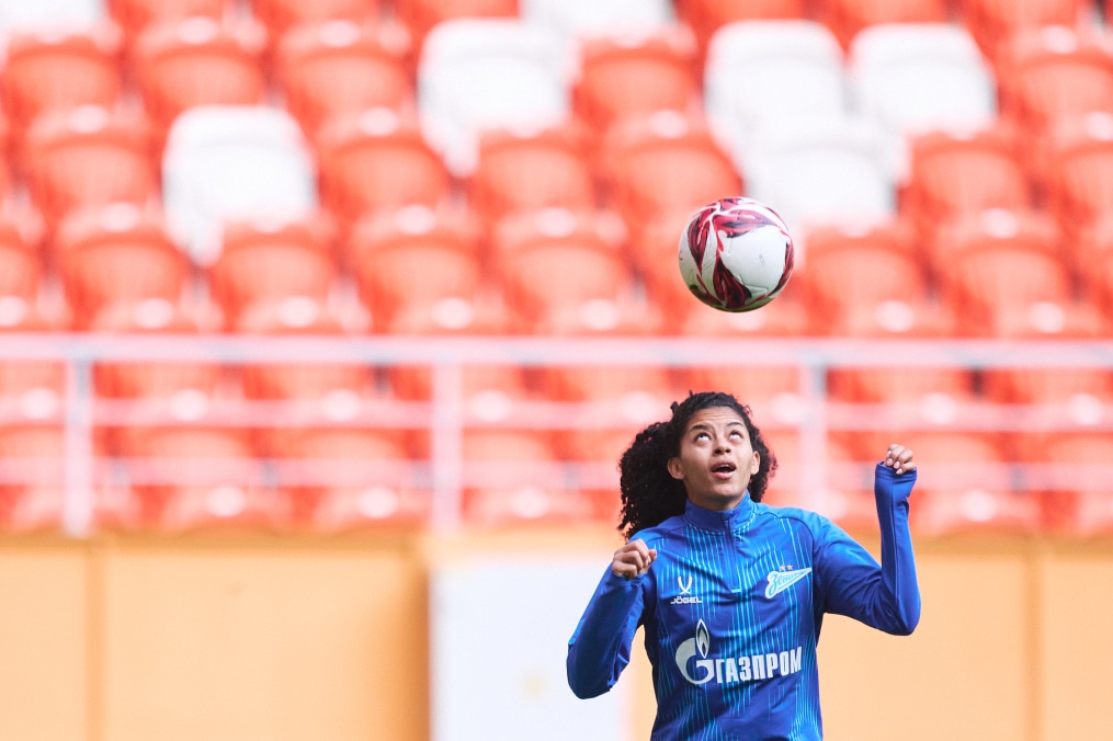 Тренировка женской команды на «Мордовия Арене» перед финалом Winline Кубка России