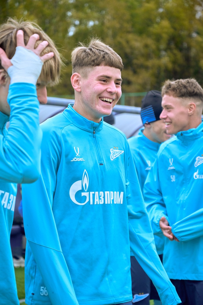 Тренировка «Зенита»-м перед матчем с «Акрон — Академия Коноплева»-м