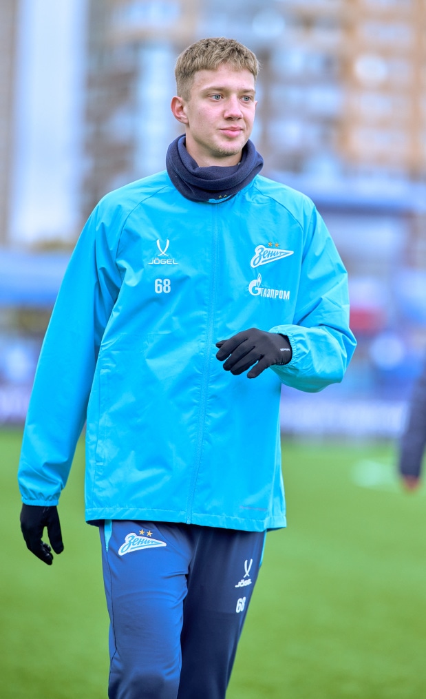 Тренировка «Зенита»-м перед матчем с «Акрон — Академия Коноплева»-м