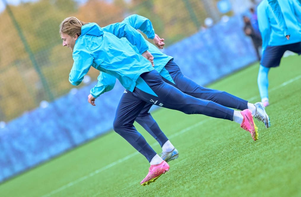 Тренировка «Зенита»-м перед матчем с «Акрон — Академия Коноплева»-м