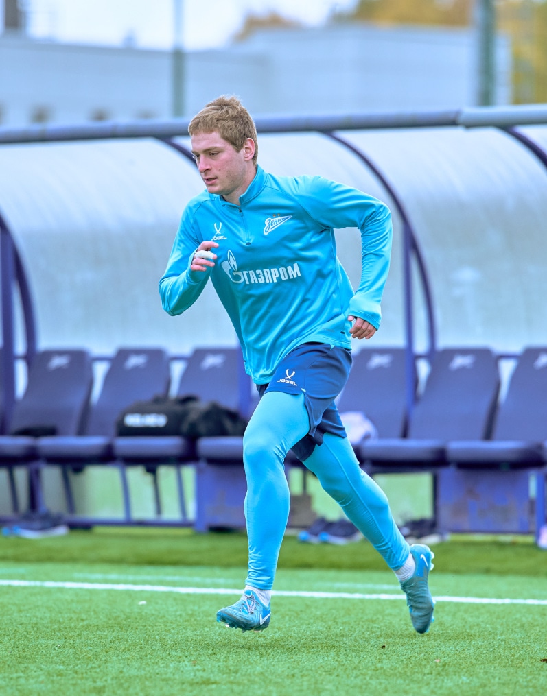 Тренировка «Зенита»-м перед матчем с «Акрон — Академия Коноплева»-м