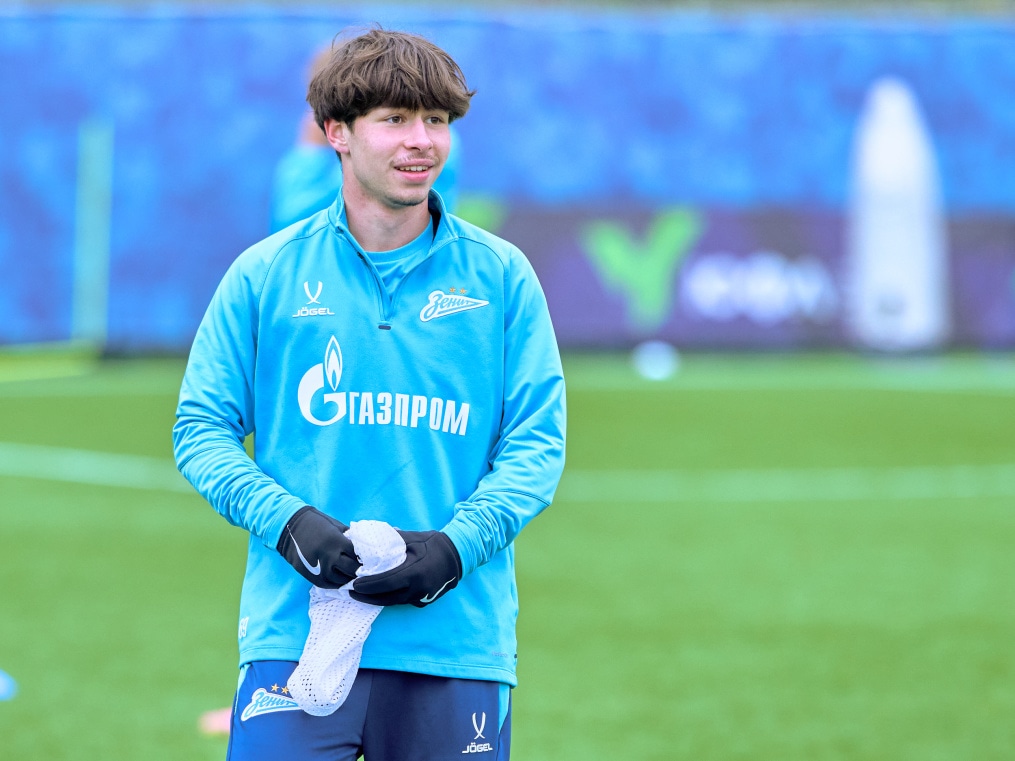 Тренировка «Зенита»-м перед матчем с «Акрон — Академия Коноплева»-м