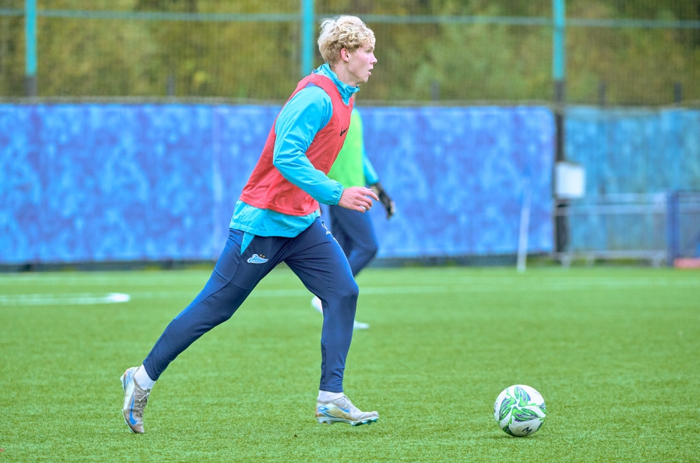 Тренировка «Зенита»-м перед матчем с «Акрон — Академия Коноплева»-м