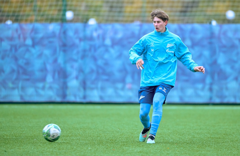 Тренировка «Зенита»-м перед матчем с «Акрон — Академия Коноплева»-м