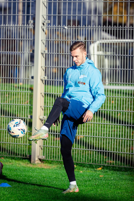 Тренировка основного состава перед матчем с «Сочи»