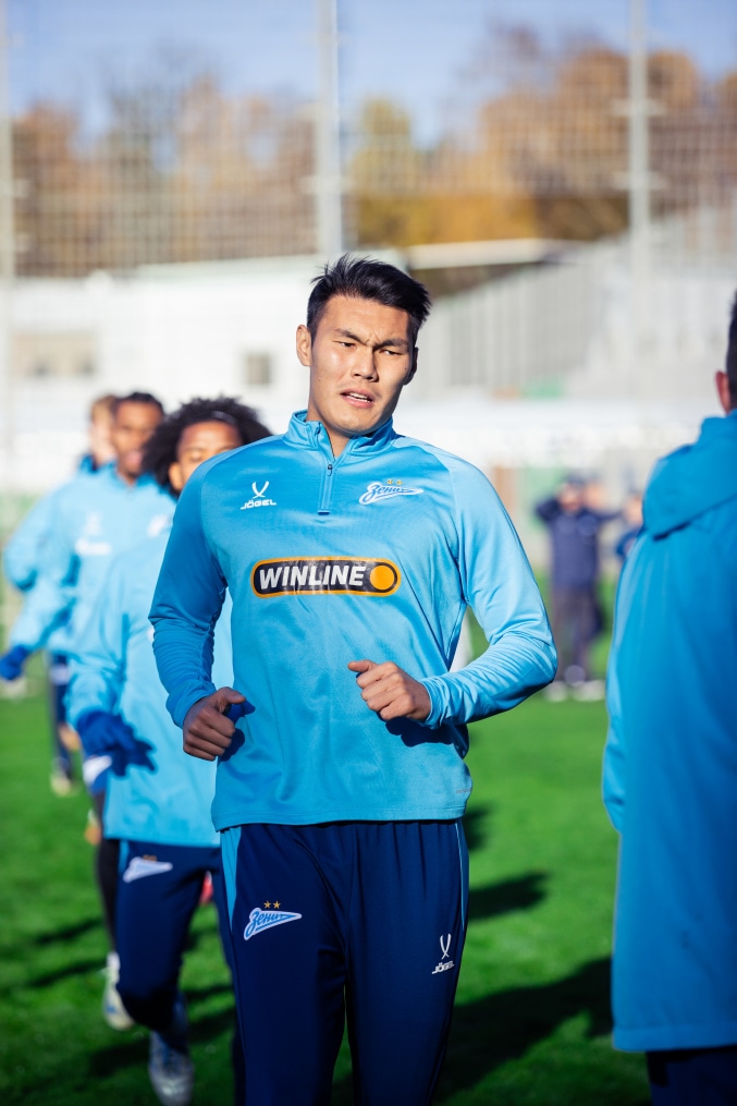 Тренировка основного состава перед матчем с «Сочи»