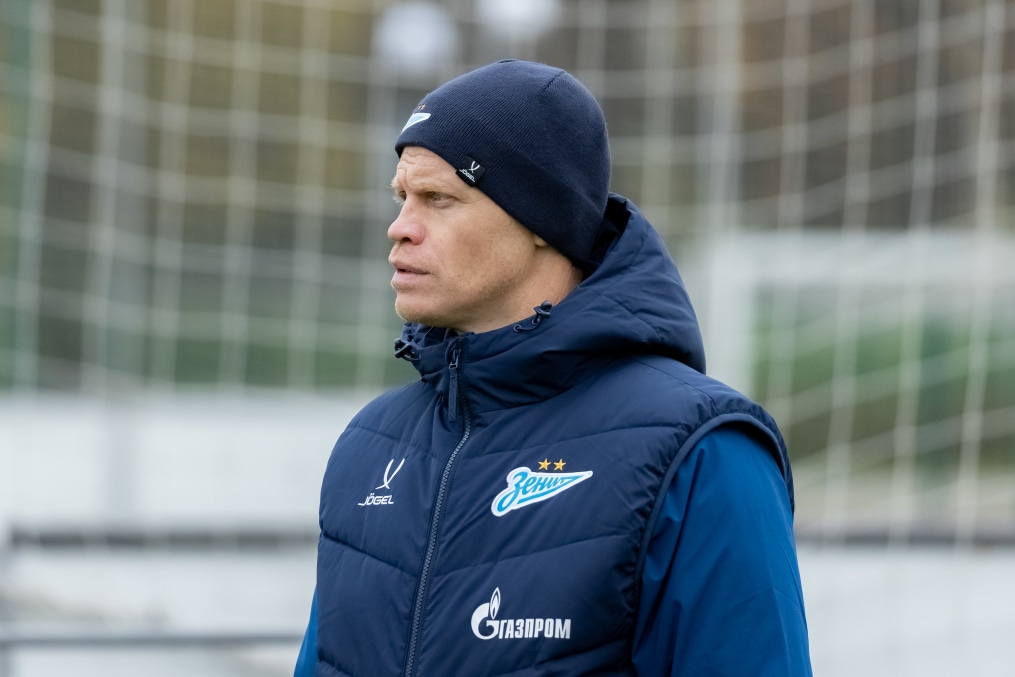 Тренировка «Зенита»-м перед матчем с ЦСКА-М