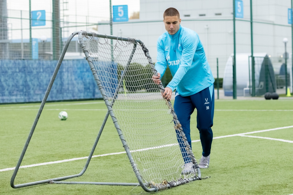 Тренировка «Зенита»-м перед матчем с ЦСКА-М